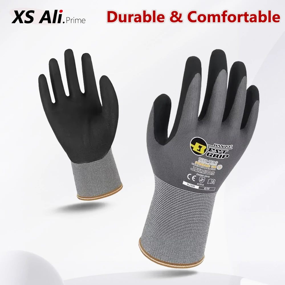 Nitrile Mechanic Glove - 1/10 pares de guantes de nitrilo