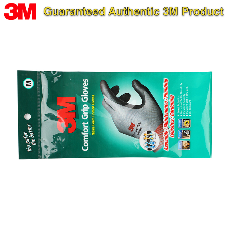 Guantes de trabajo 3M, agarre  - Nitrile Mechanic Glove reseña y precio