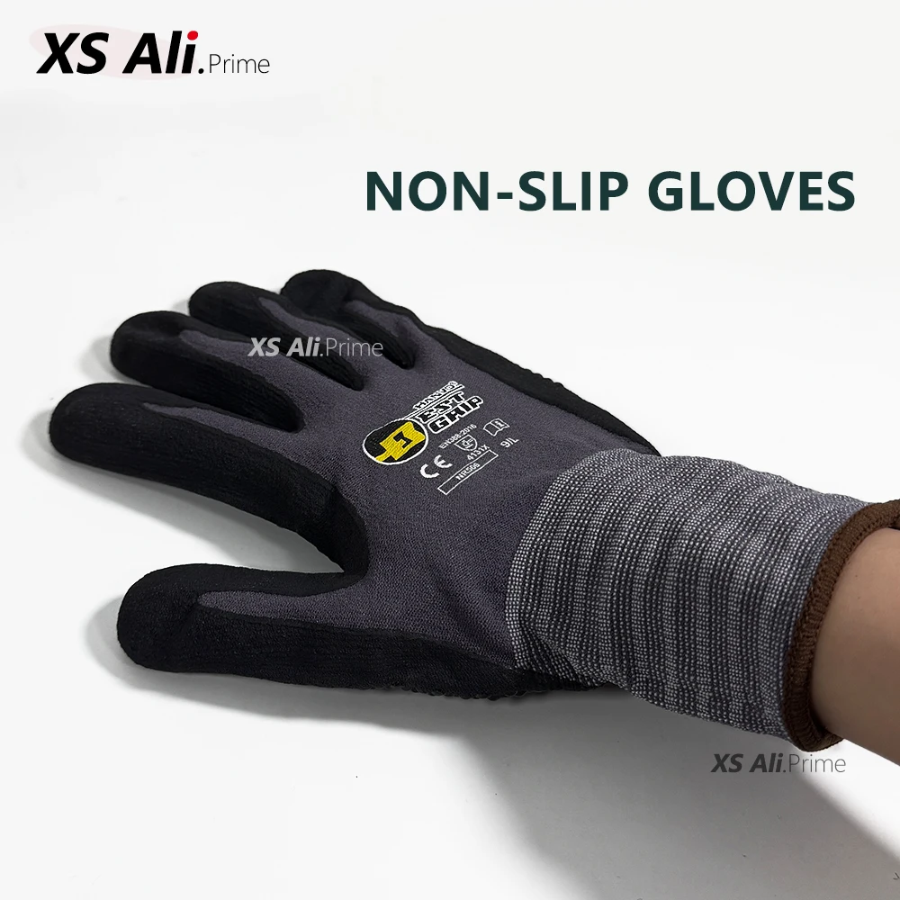 1/10 pares de guantes de nitri - Nitrile Mechanic Glove reseña y precio