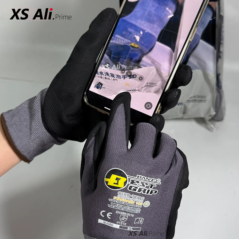 1/10 pares de guantes de nitri - Nitrile Mechanic Glove reseña y precio