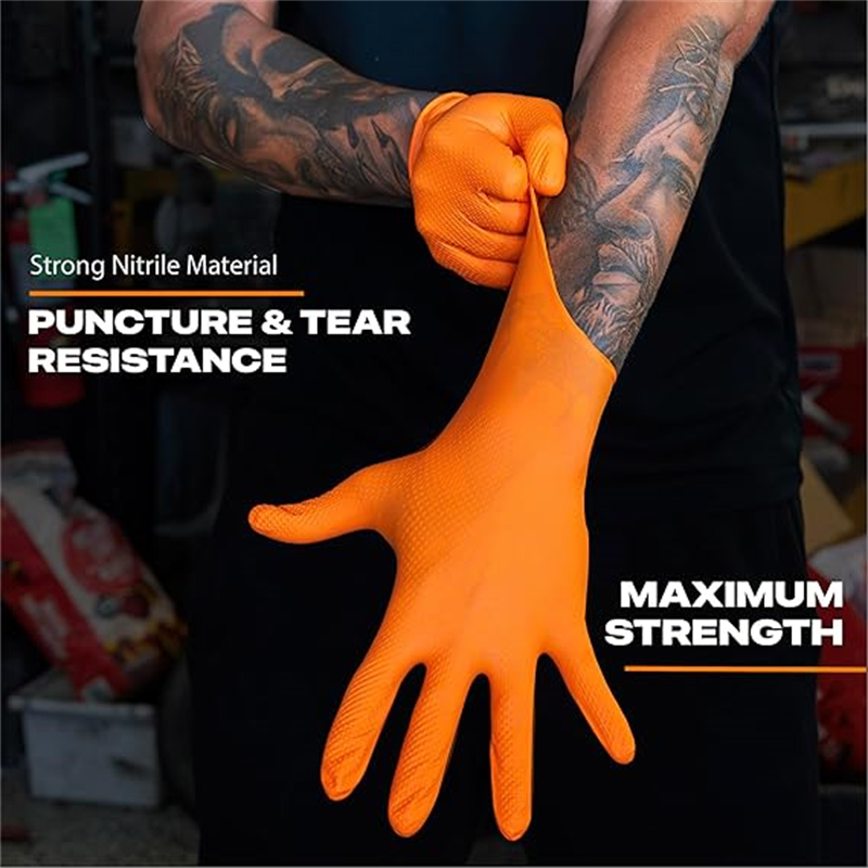 Guantes de trabajo de segurida - Nitrile Mechanic Glove reseña y precio